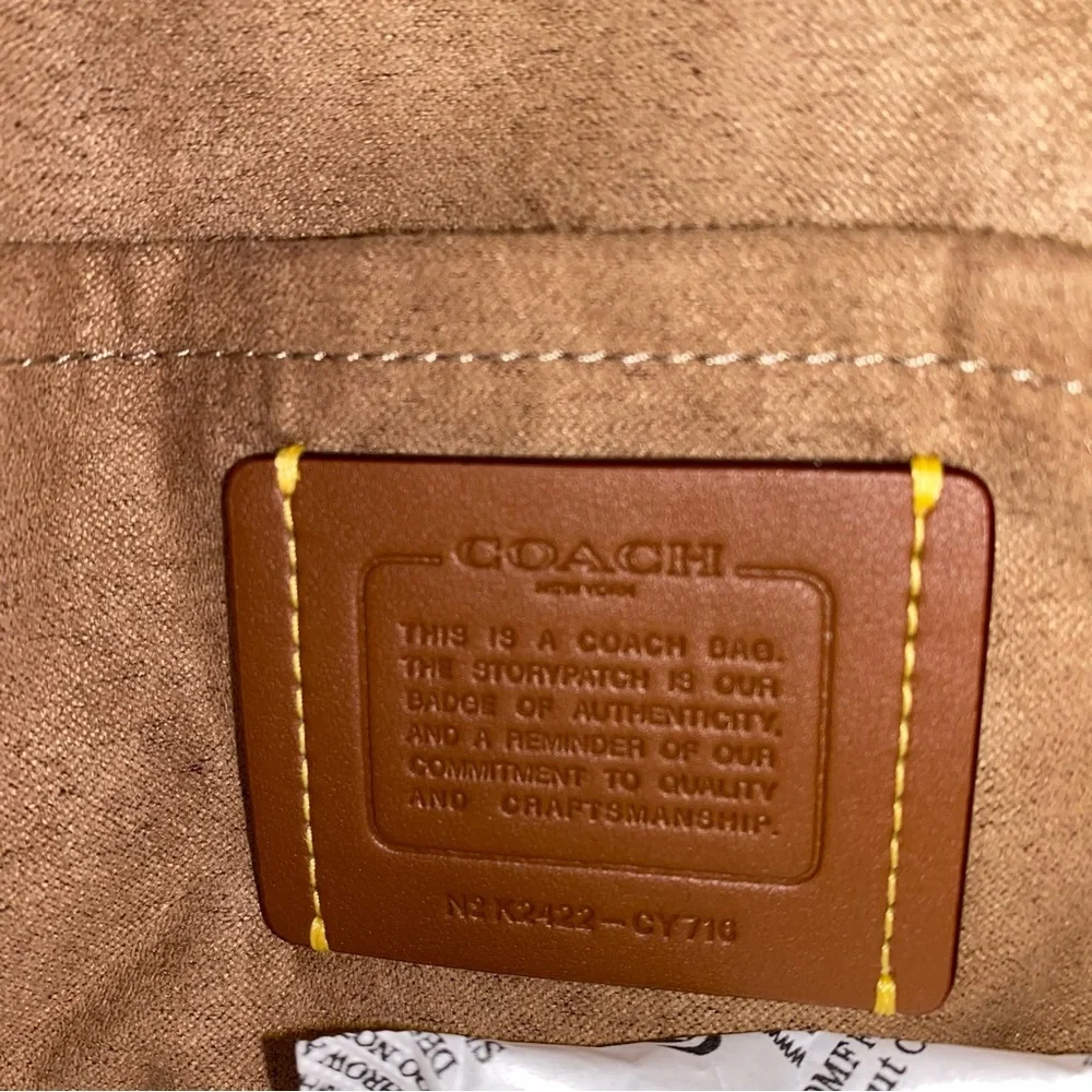 Coach Cherry 🍒 print signature Klare mini purse New - Picture 7 of 15